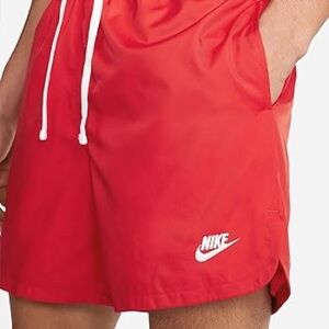 Nike Men’s Woven Flow Shorts Red Size Medium